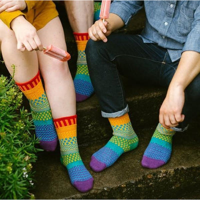 Rainbow Solmate Socks  | boogie + birdie