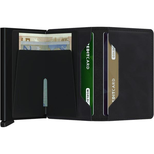 Vintage Black SECRID Slimwallet | boogie + birdie