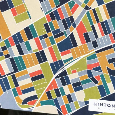 Hintonburg Map Print | Heirloom Island | boogie + birdie