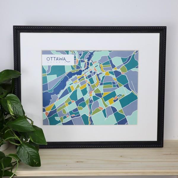 Ottawa Map Print  | Heirloom Island | boogie + birdie