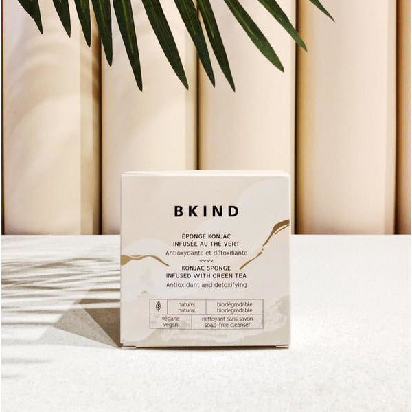 Green Tea BKIND Konjac Sponge | BKIND | boogie + birdie