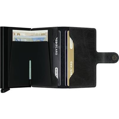 Vintage Black Miniwallet | Accessories | boogie + birdie
