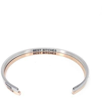 Silver Best B*tches Bangle