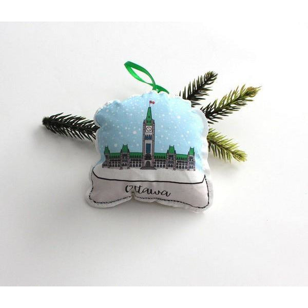 Parliament Ottawa Snowglobe Ornament | Creationz by Catherine | boogie + birdie