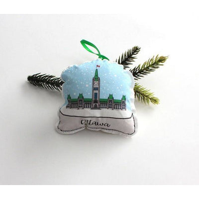 Parliament Ottawa Snowglobe Ornament | Creationz by Catherine | boogie + birdie