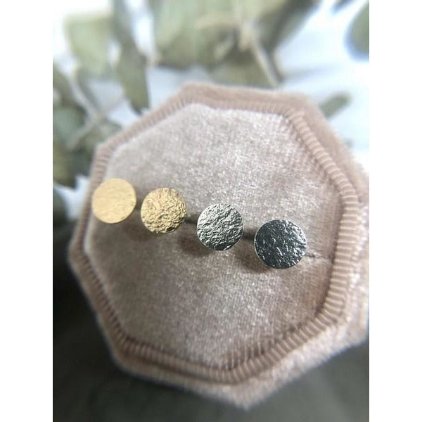 Silver Open Fire Sun Studs