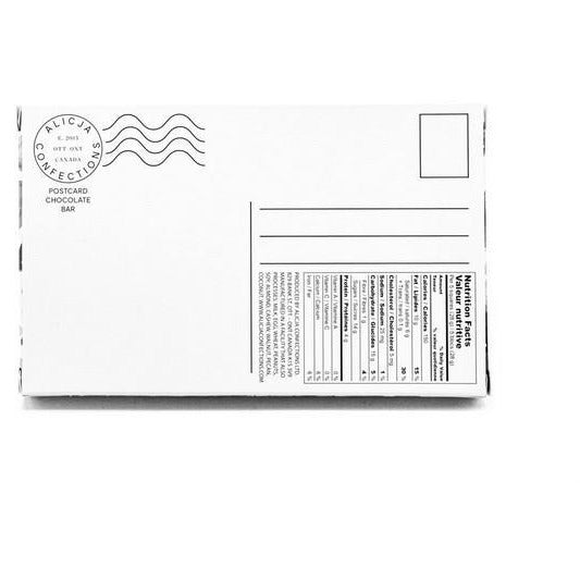 Mentha Dark Chocolate Postcard Bar | Alicja Confections | boogie + birdie