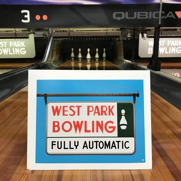 West Park Bowling Print | Damn Fine | boogie + birdie