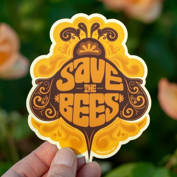Save The Bees Sticker | boogie + birdie