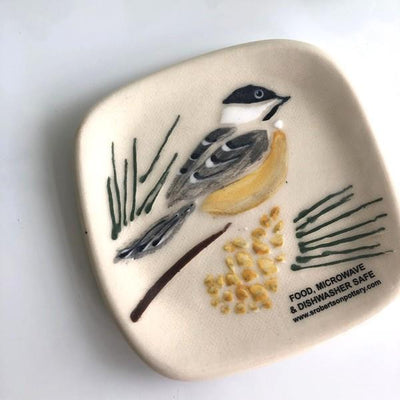 Chickadee Tea Bag Holder | Susan Robertson Pottery | boogie + birdie