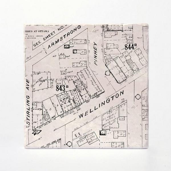 Hintonburg Maps Coaster Set