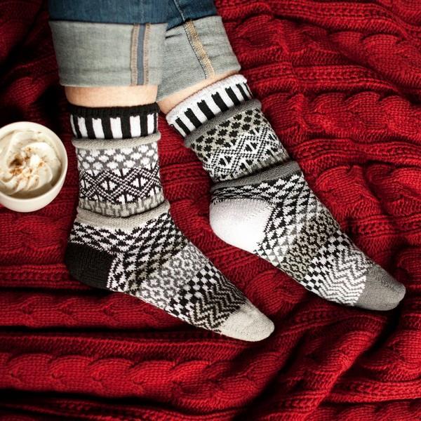 Midnight  Mismatched Solmate Socks | boogie + birdie