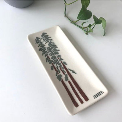 Cedar Trees Plate | Susan Robertson Pottery | boogie + birdie