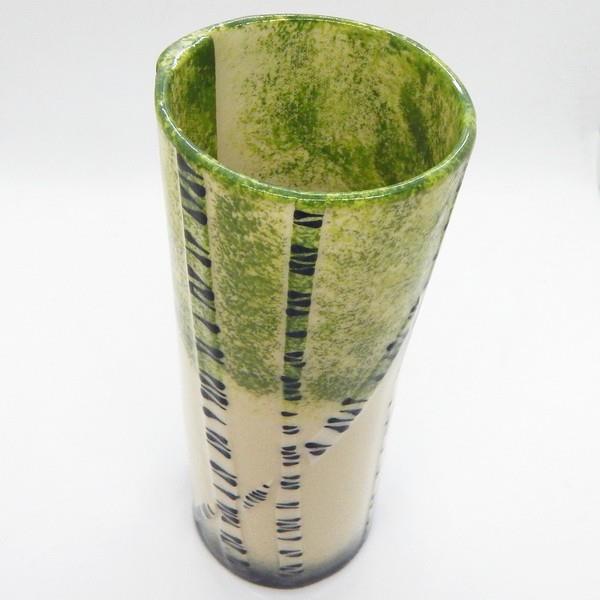 Green Birch Vase | Front | boogie + birdie