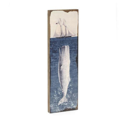 Moby Dick Small Wood Art