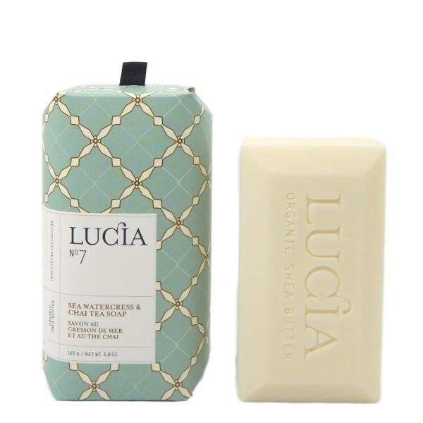 Lucia Sea Watercress & Chai Tea Bar Soap | boogie + birdie