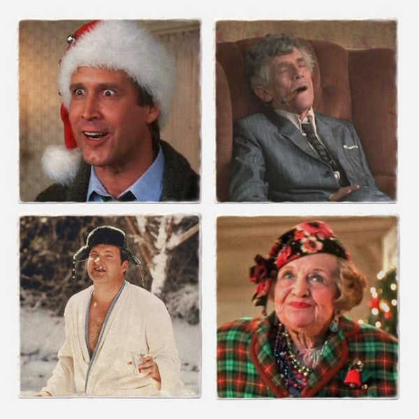 National Lampoon's Xmas Coaster Set | Versatile Coasters | boogie + birdie 