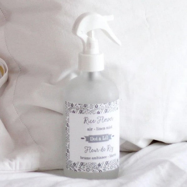 Rice Flower Linen Mist | Dot & Lil | boogie + birdie