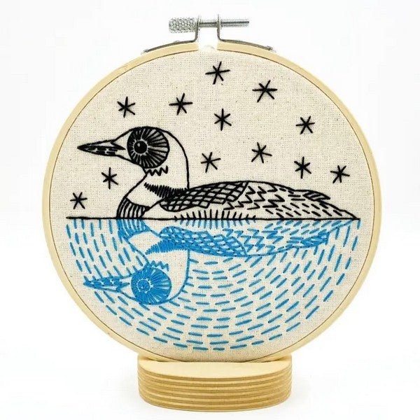 Loon DIY Embroidery Kit | Hook, Line & Tinker | boogie + birdie