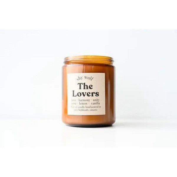 Lovers Tarot Candle | Shop Shy Wolf Candles at boogie + birdie in Ottawa.