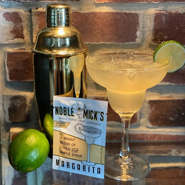 Margarita Single Serving Cocktail Mix | Shop Noble Mick's cocktail mixes at boogie + birdie in Ottawa.