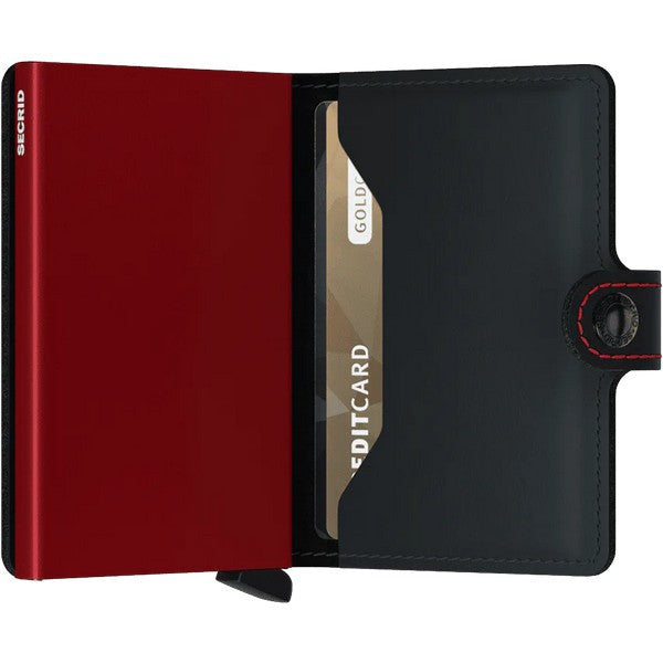 Matte Black & Red SECRID Miniwallet | SECRID | boogie + birdie

