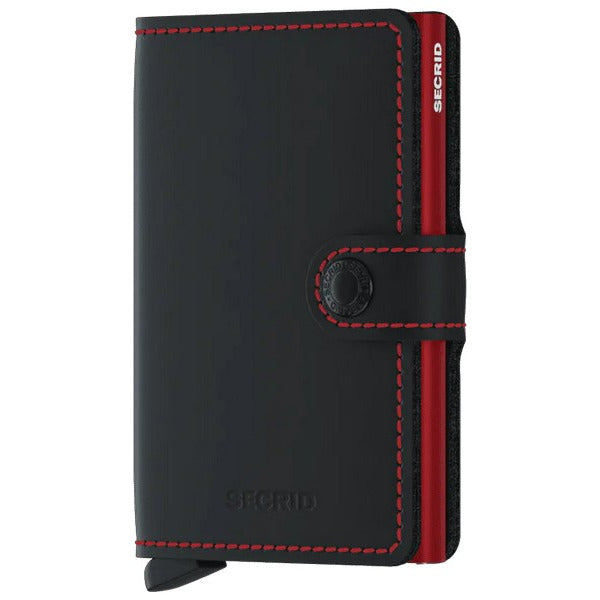 Matte Black & Red SECRID Miniwallet | SECRID | boogie + birdie

