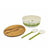 Meadow Buzz Bamboo Salad Bowl Set | boogie + birdie