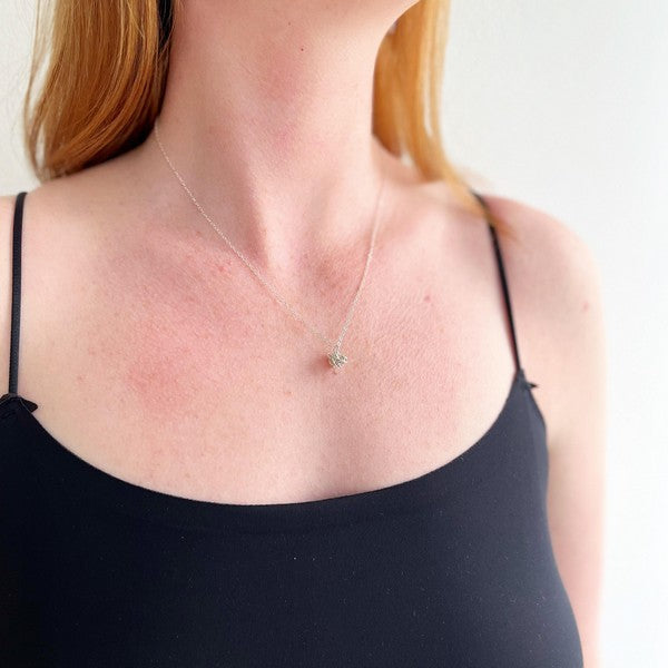 Silver Mini Knot Necklace | Shop Katye Landry