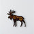 Moose Hand Painted Metal Magnet | Shop Canadiana magnets at boogie + birdie in Ottawa.