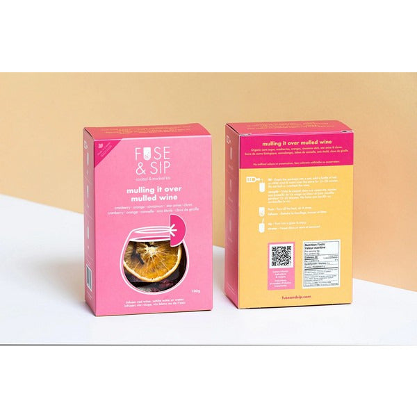 Mulling it Over Mulled Wine Fuse & Sip Infusion Kit | Shop cocktail mixes at boogie + birdie in Ottawa.