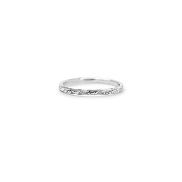 Silver Naveen Round Stacking Ring
