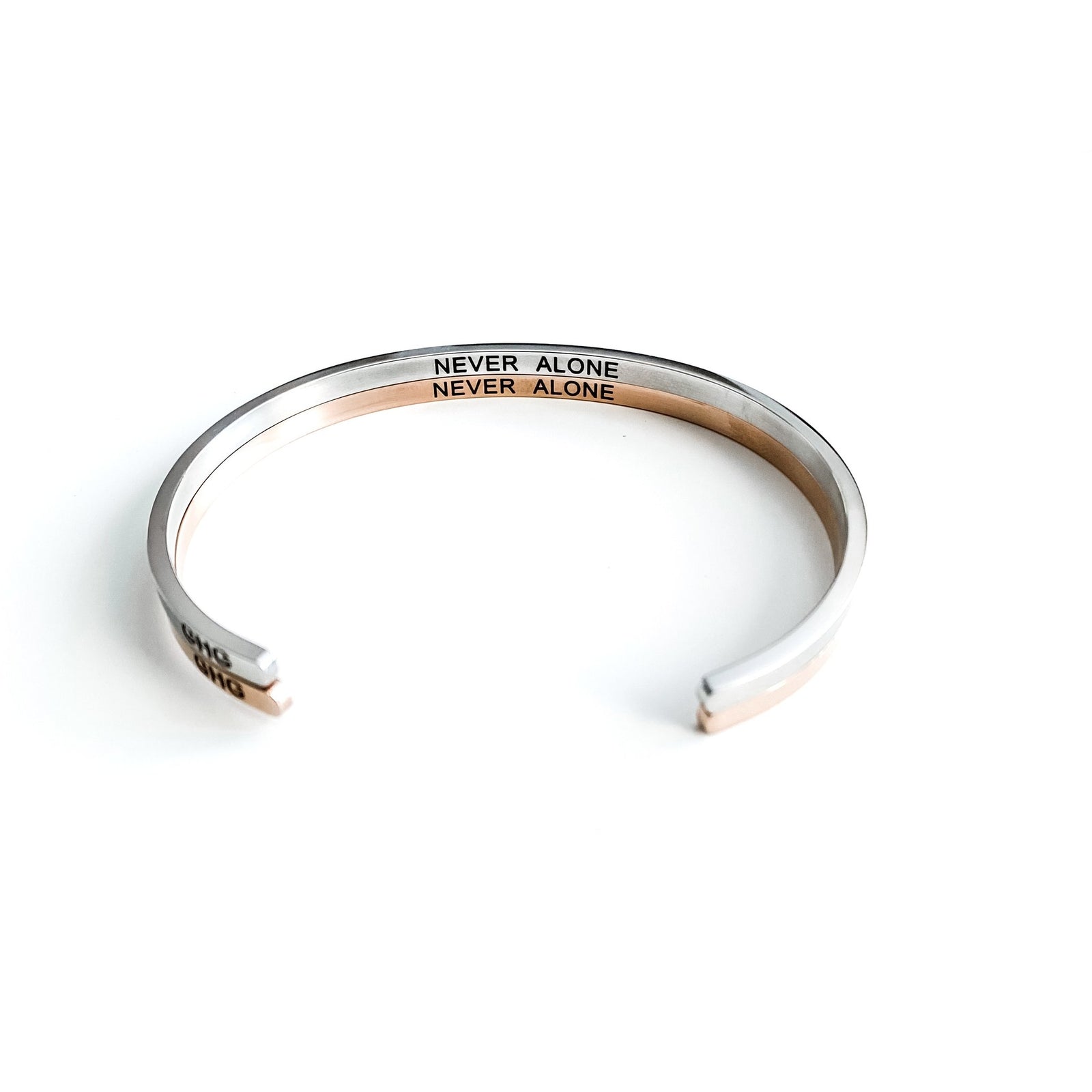 Silver Never Alone Bangle | Jewellery | boogie + birdie