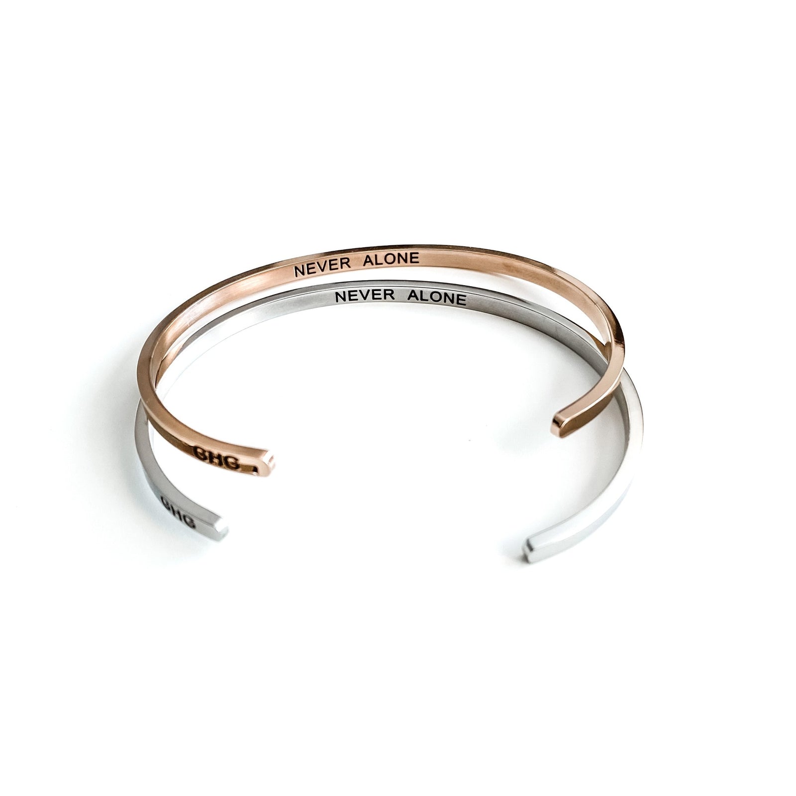 Silver Never Alone Bangle | Jewellery | boogie + birdie