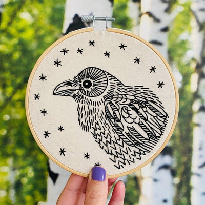 Nevermore DIY Embroidery Kit | Hook, Line & Tinker | boogie + birdie