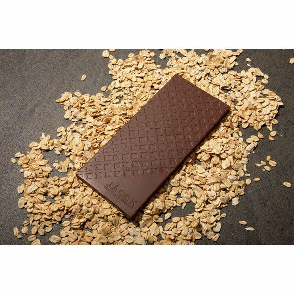Oat Couture Chocolate Bar out of packaging | Jacek Chocolate Couture | Shop a selection of gourmet treats at boogie + birdie