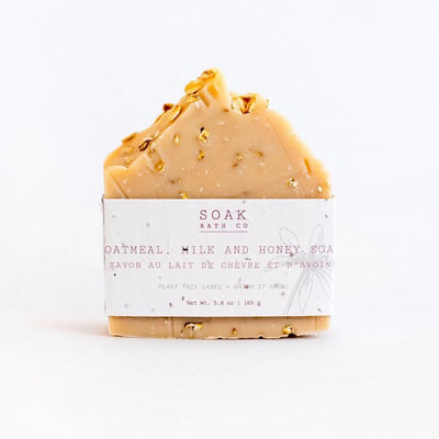 Oatmeal Milk & Honey Soap | Soak Bath Co. | Shop a selection of handmade bath products at boogie + birdie