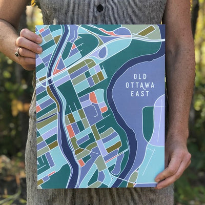Old Ottawa East Map Print | Heirloom Island | Shop a selection of art prints at boogie + birdie