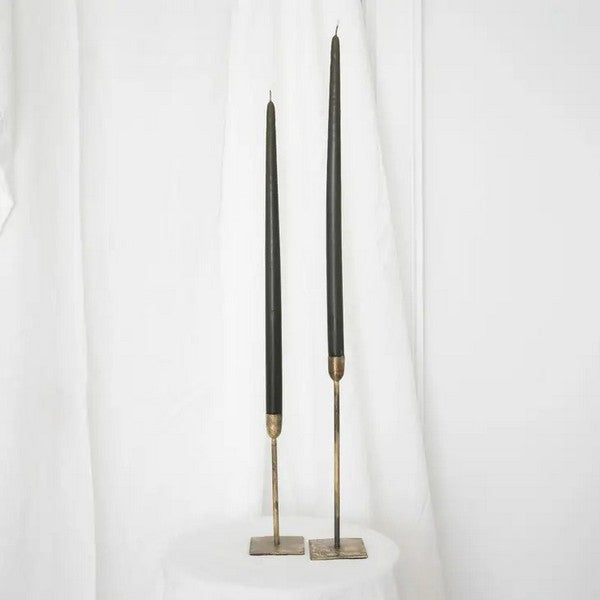 Olive Taper Candle Pair | Shop Socco Designs at boogie + birdie in Ottawa.