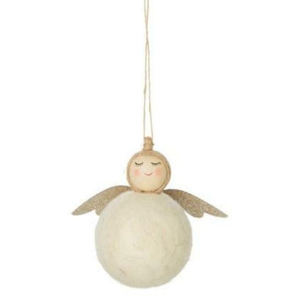 Angel Ball Felt Ornament | The Holidays | boogie + birdie