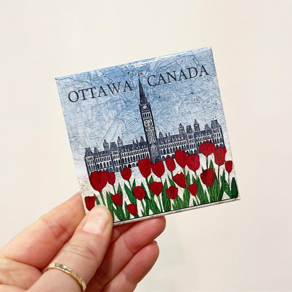 Paliament Ottawa Map Magnet | boogie + birdie