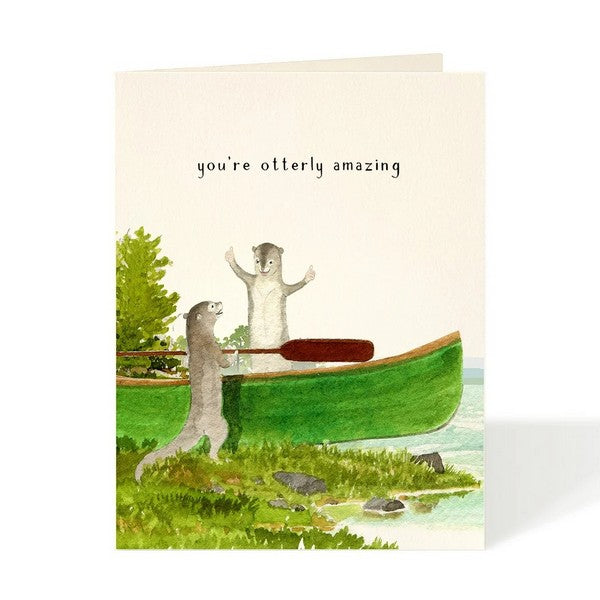Otter Friends Card | Felix Doolittle | Shop a selection of greeting cards at boogie + birdie