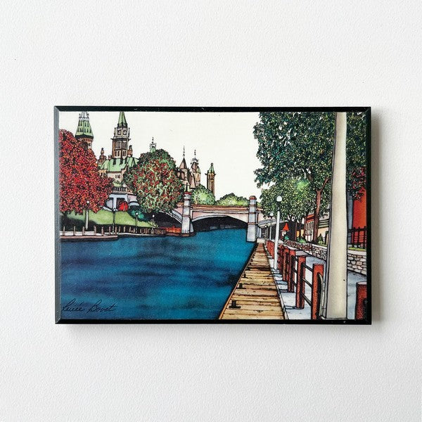 Rideau Canal Ottawa Magnet