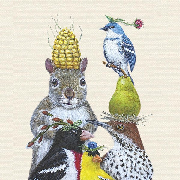 Party Under the Feeder Beverage Napkins