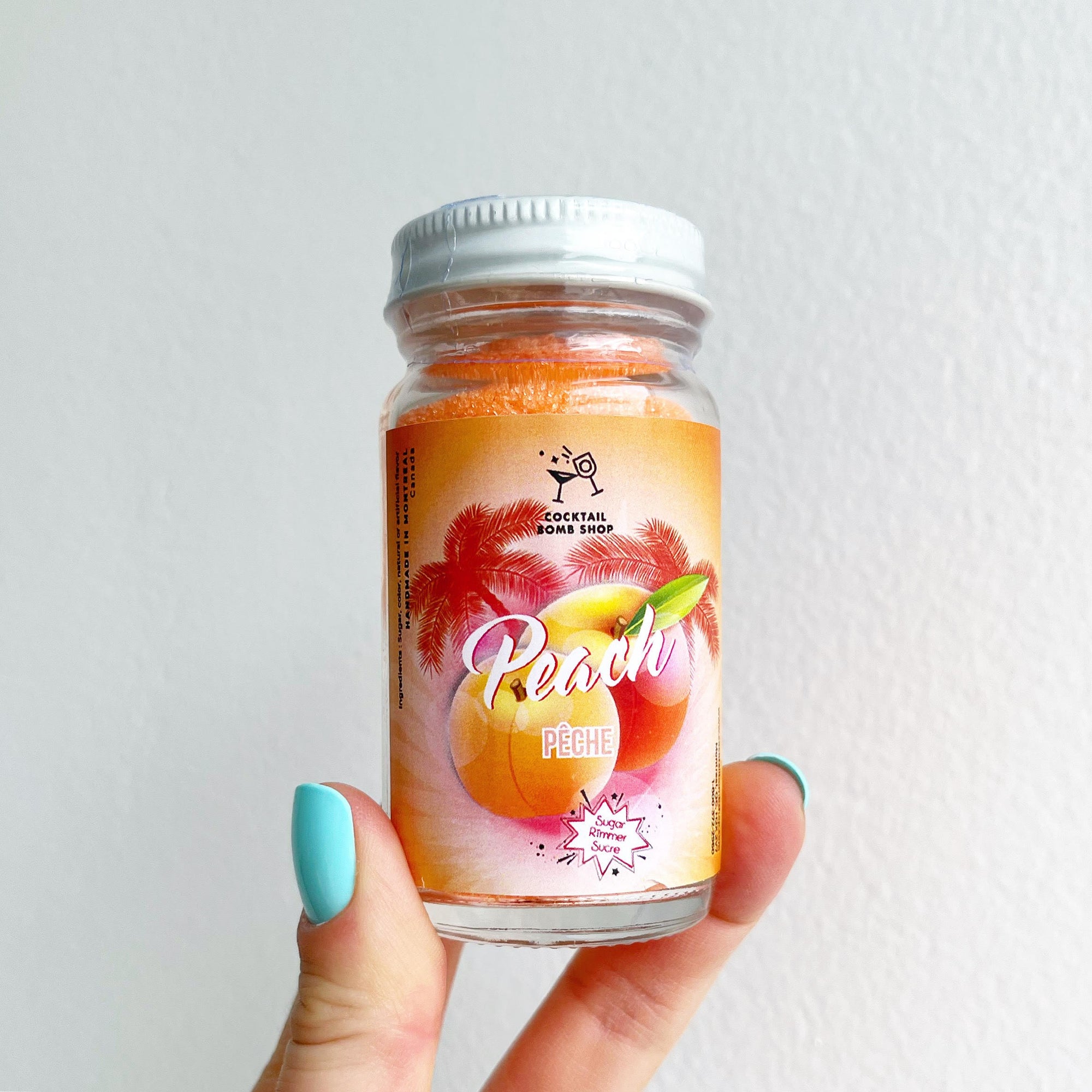 Peach Sugar Cocktail Rimmer