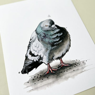 Pigeon Art Print | Paper Goods | boogie + birdie