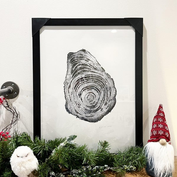 Pine Tree Ring Framed Art Print