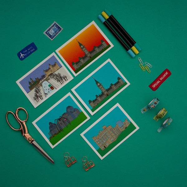 Museum of Nature Postcard | Creationz by Catherine | boogie + birdie