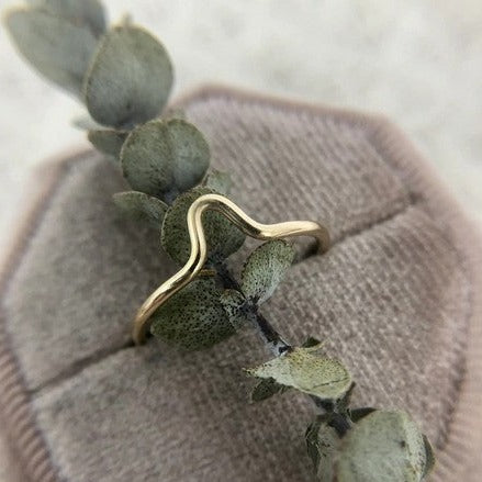 Gold Curve Ring | Open Fire Jewellery | Shop a selection of jewellery at boogie + birdie