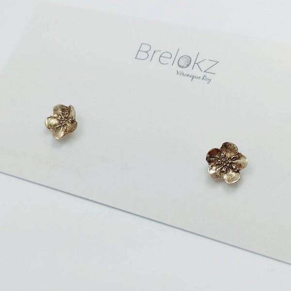 Bronze Forget-Me-Not Earrings | Brelokz | boogie + birdie